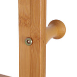 Drying Racks & Hangers: XXL Wooden Clothes Rail Coat Rack with Wheels  Open Wardrobe Organizer