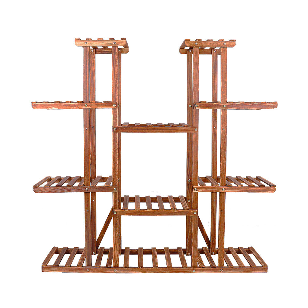 Garden Beds & Planters: Large Wood Plant Stand Shelf