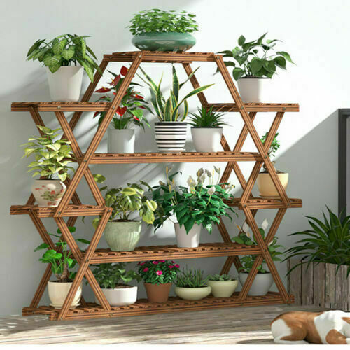 Gardening Accessories: Multilayer Corner Garden Plant Stand Elegant and Practical Display Solution