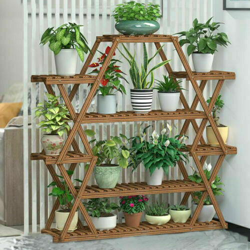 Gardening Accessories: Multilayer Corner Garden Plant Stand Elegant and Practical Display Solution