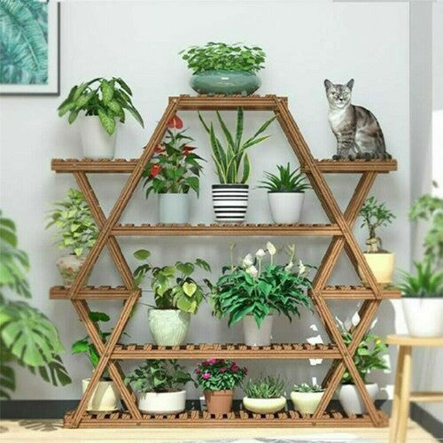 Gardening Accessories: Multilayer Corner Garden Plant Stand Elegant and Practical Display Solution