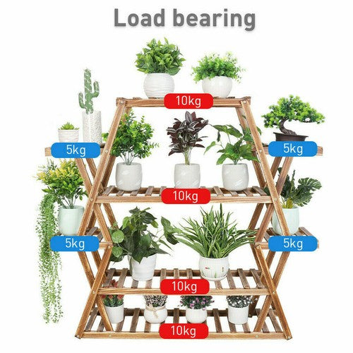 Gardening Accessories: Multilayer Corner Garden Plant Stand Elegant and Practical Display Solution