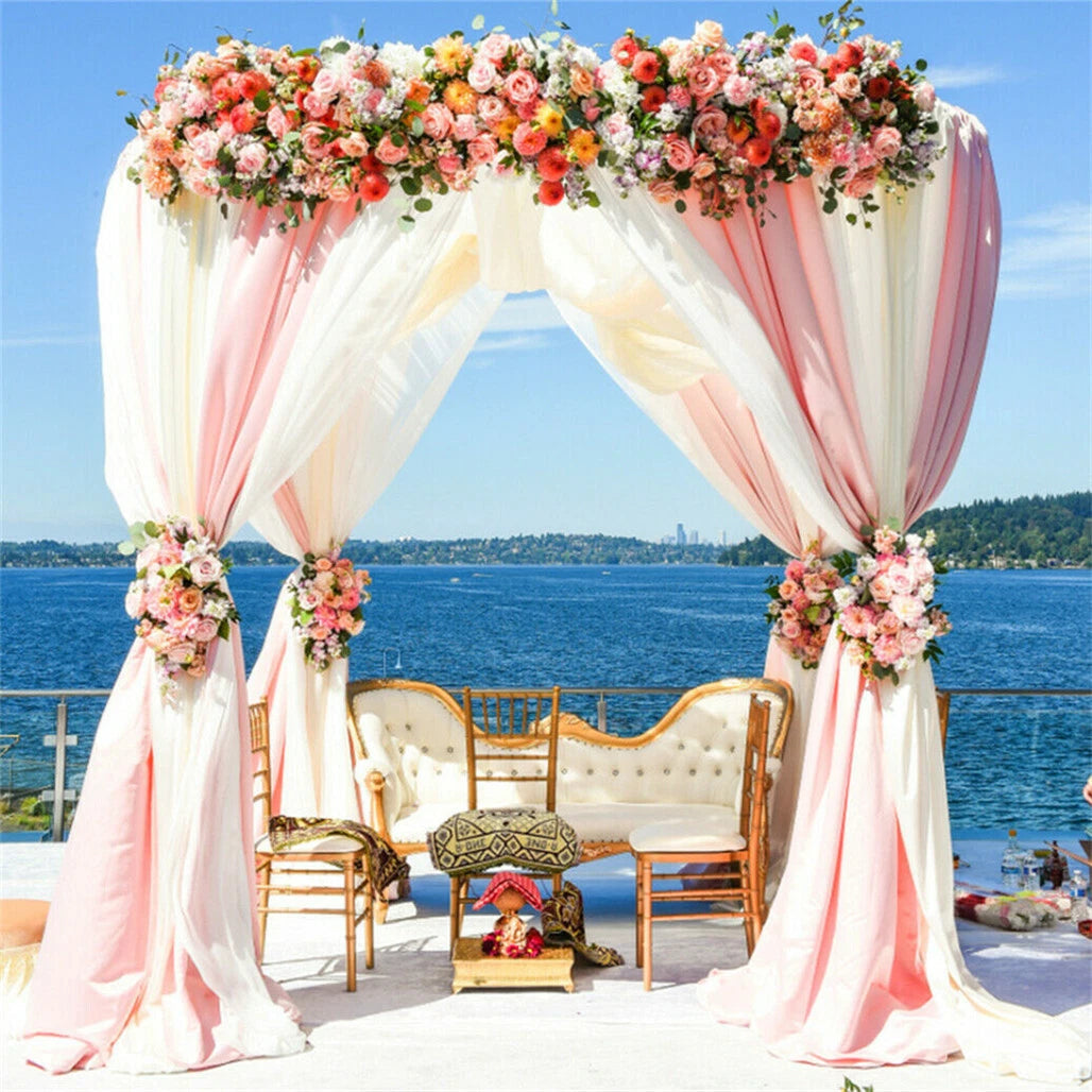 Other Wedding Decorations: Heavy Duty 3×3 m Wedding Canopy Frame for Outdoor Chuppah and Mandap Setup
