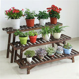Gardening Accessories: 3pcs Plant Stand Flower Step Bench Rack Herb Storage Shelf Garden Indoor Outdoor