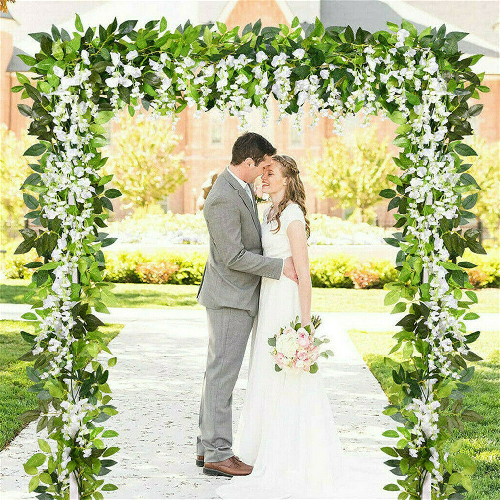 Other Wedding Decorations: 3x3M Square Wedding Arch Stand Metal Wedding Backdrop Decor White Flower Stand