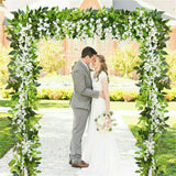 Other Wedding Decorations: 3x3M Square Wedding Arch Stand Metal Wedding Backdrop Decor White Flower Stand