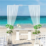 Other Wedding Decorations: 3x3M Square Wedding Arch Stand Metal Wedding Backdrop Decor White Flower Stand
