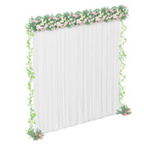 Other Wedding Decorations: 3x3M Square Wedding Arch Stand Metal Wedding Backdrop Decor White Flower Stand