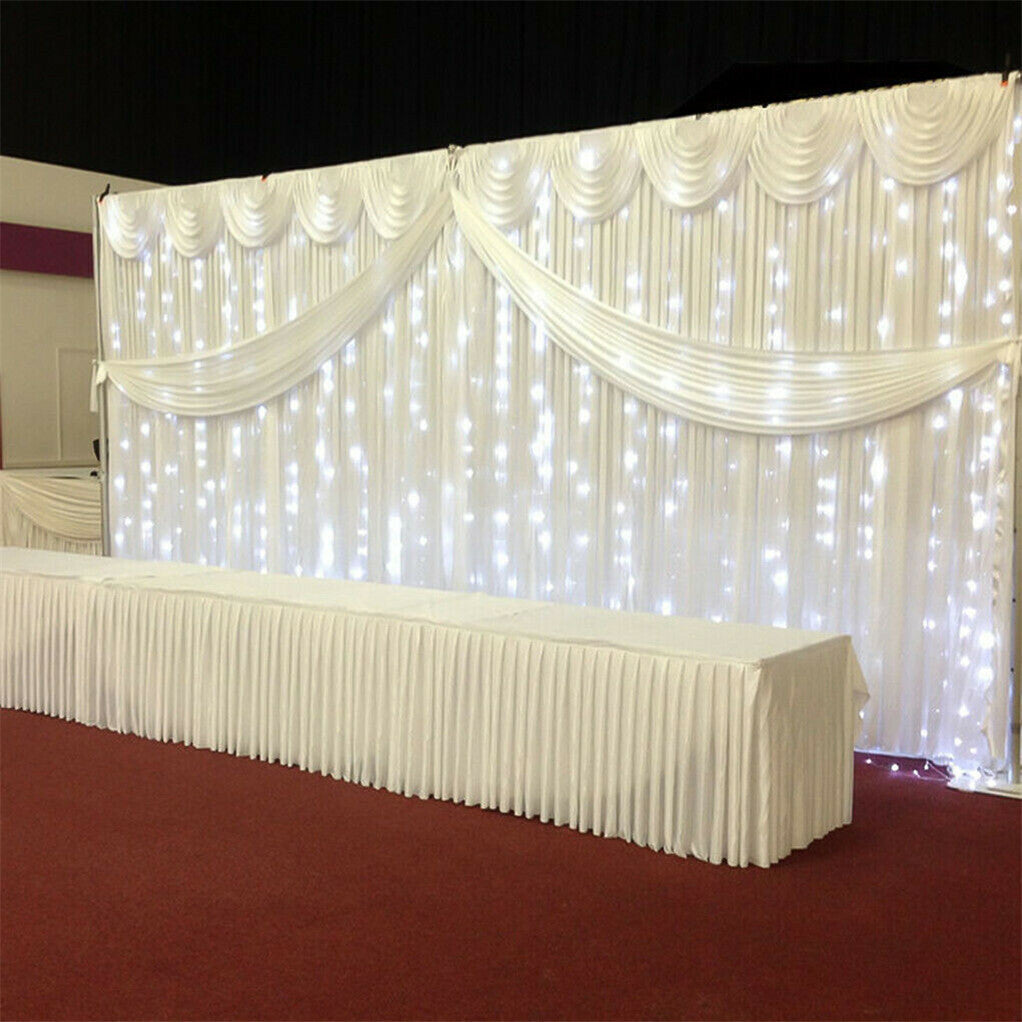 Other Wedding Decorations: 3M*6M Telescopic Wedding Backdrop Stand Balloon Curtain Hanging Pipe Background