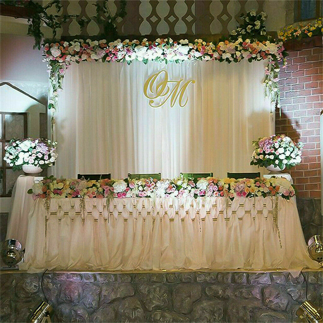 Other Wedding Decorations: 3M*6M Telescopic Wedding Backdrop Stand Balloon Curtain Hanging Pipe Background