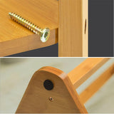 Drying Racks & Hangers: Wooden Coat and Hat Stand with 10 Hooks  Floor Standing Clothes and Umbrella Rack