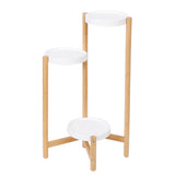 Gardening Accessories: 3 Tier Bamboo Plant Stand