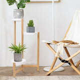 Gardening Accessories: 3 Tier Bamboo Plant Stand