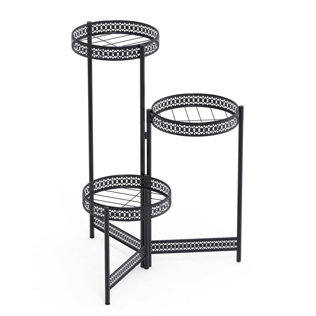 Gardening Accessories: Premium Quality Black Metal Plant Stand