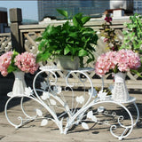 Gardening Accessories: Outdoor Indoor Metal Flower Pots Planter Plant Stands Garden Shelf Racks