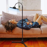 Camera Accessories: Universal Tripod Floor Stand Holder Adjustable Gooseneck For iPad iPhone Tablet