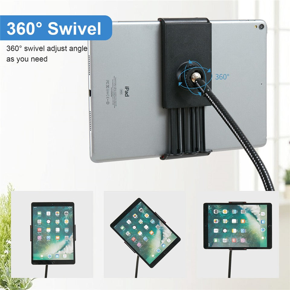 Camera Accessories: Universal Tripod Floor Stand Holder Adjustable Gooseneck For iPad iPhone Tablet