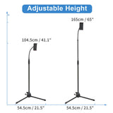 Camera Accessories: Universal Tripod Floor Stand Holder Adjustable Gooseneck For iPad iPhone Tablet