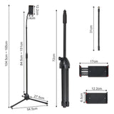 Camera Accessories: Universal Tripod Floor Stand Holder Adjustable Gooseneck For iPad iPhone Tablet