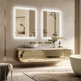 Mirrors: LED Anti-Fog Wall-Mounted Bathroom Mirror