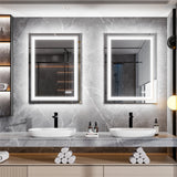 Mirrors: 900*700MM Dimmable LED Bathroom Mirror Antifog Wall Mounted Vanity Makeup Mirror