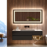 Mirrors: LED Bathroom Mirror Double Light Vanity Makeup Mirror Tall Full-Size Body Mirror