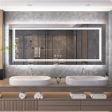 Mirrors: Anti-Fog LED Bathroom Mirror with 2-Way Mount