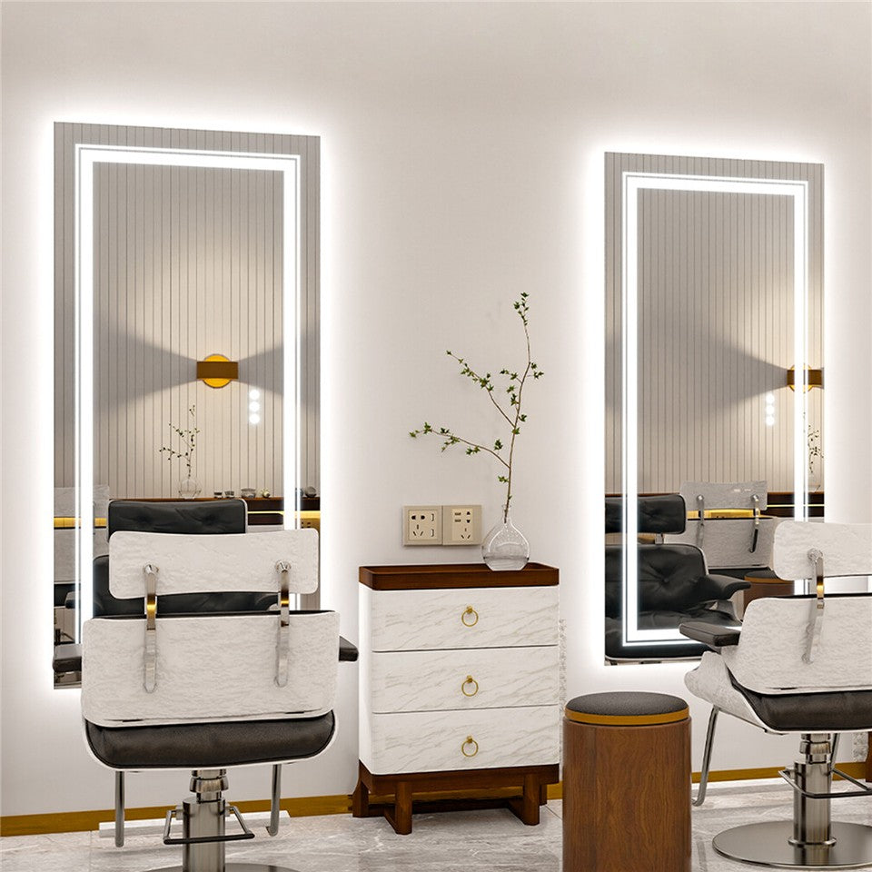 Mirrors: Anti-Fog LED Bathroom Mirror with 2-Way Mount