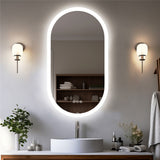 Mirrors: Premium Oval LED Anti-Fog Bathroom Mirror