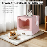 Cat Litter: Xxl Large Cat Litter Box Self-Cleaning No Smell Pet Toilet Box With Tray & Scoop