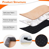 Dog Beds: Memory Foam Dog Sofa with Orthopedic Bed & Rim Pillow