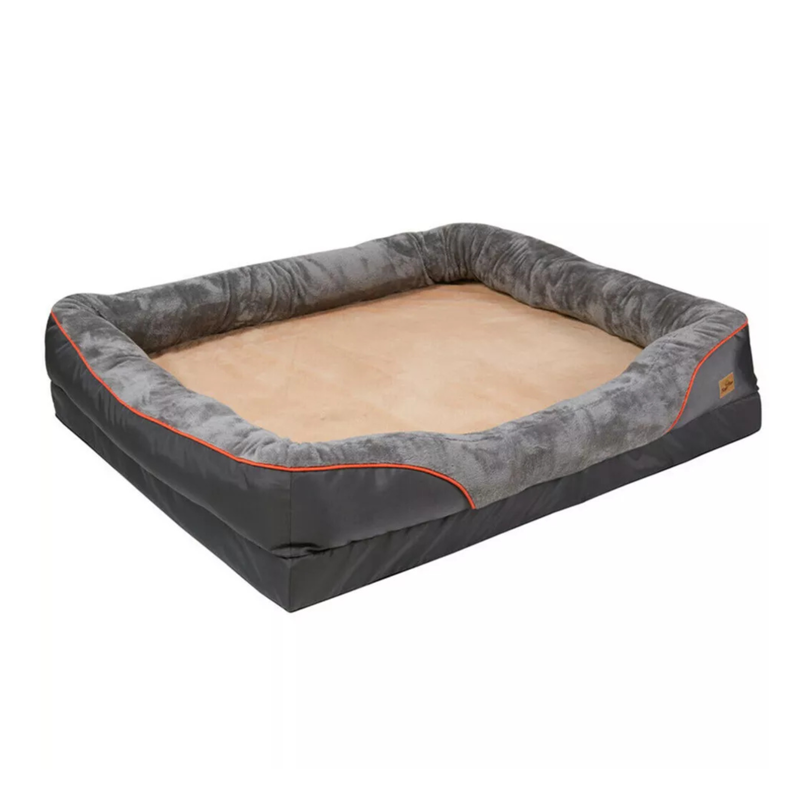 Dog Beds: P&P Gray 3XL Pet Bed With Thick Sponge Foam And Waterproof Oxford Base