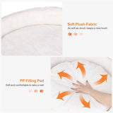 Dog Beds: Pet Sofa Bed with Plush Cushion & Wooden Legs