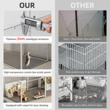 Small Animal Habitats & Cages: Large Acrylic Dog Playpen Fence Clear Pet Fertility Cage Fence Enclosure Playgroup