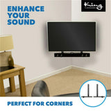 Screens & Stands: Universal Tv Vesa Soundbar Speaker Bracket Holder Mount For Samsung Sony Lg Bush