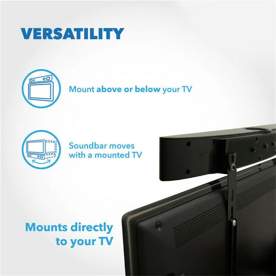 Screens & Stands: Universal Tv Vesa Soundbar Speaker Bracket Holder Mount For Samsung Sony Lg Bush