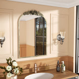Mirrors: Elegant Rose - Designed Baroque Brass Arched Mirror