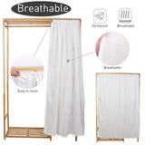 Coat Racks: Open Wardrobe Clothes Rail Rack Hanging Garment Heavy Duty Organizer Coat Shelf