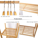 Coat Racks: Open Wardrobe Clothes Rail Rack Hanging Garment Heavy Duty Organizer Coat Shelf