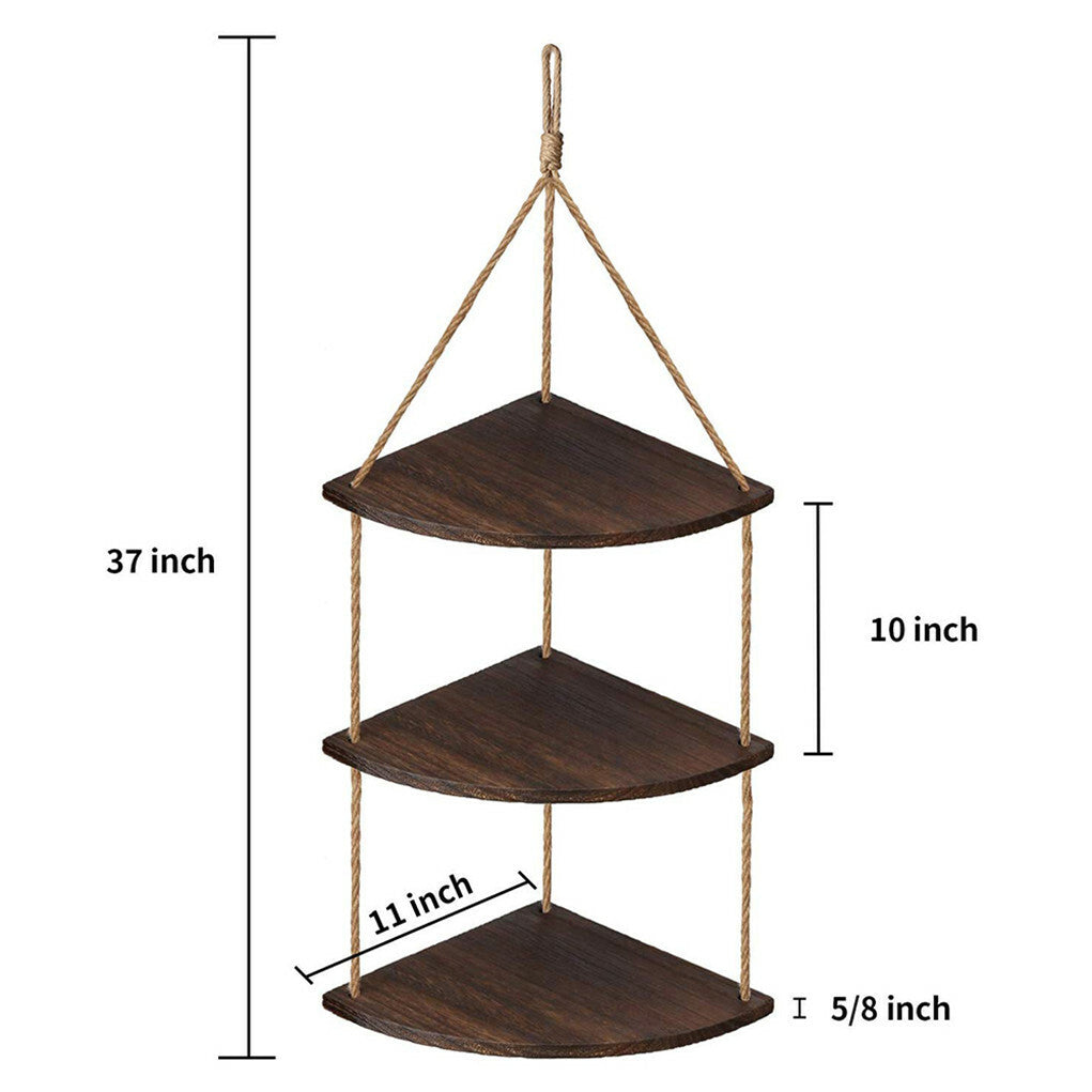 Coat Racks: Bohemian Hanging Shelf Organizer