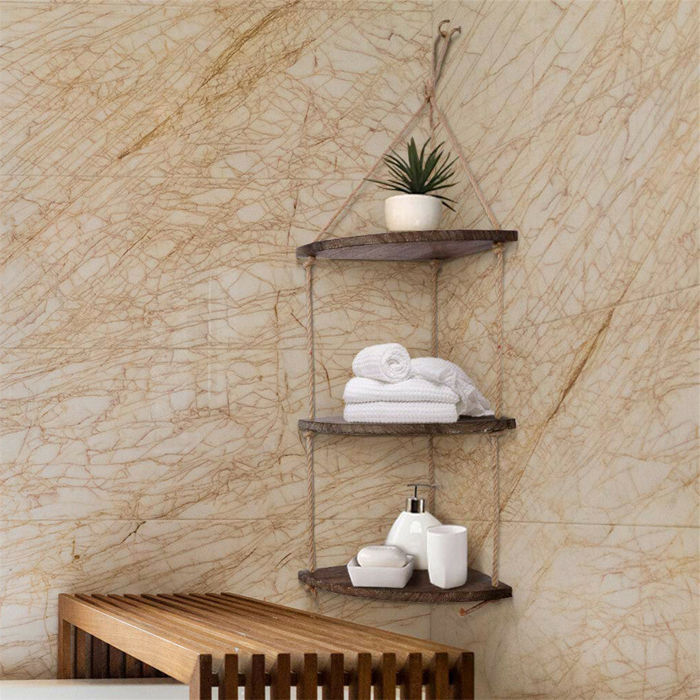Coat Racks: Bohemian Hanging Shelf Organizer
