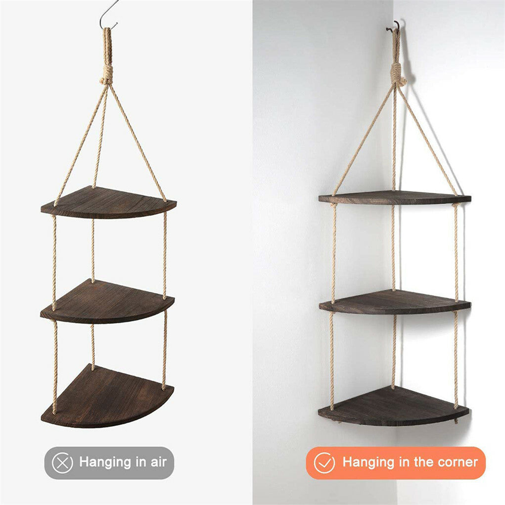 Coat Racks: Bohemian Hanging Shelf Organizer