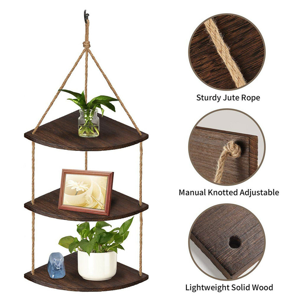 Coat Racks: Bohemian Hanging Shelf Organizer