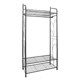 Clothing & Wardrobe Storage: Extra Large Metal Clothes Rail Storage Dress Hanging Garment Rack Portable Stand