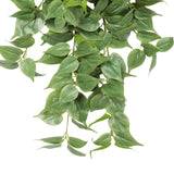 Nearly Natural Artificial Philodendron Hanging Bush 75cm