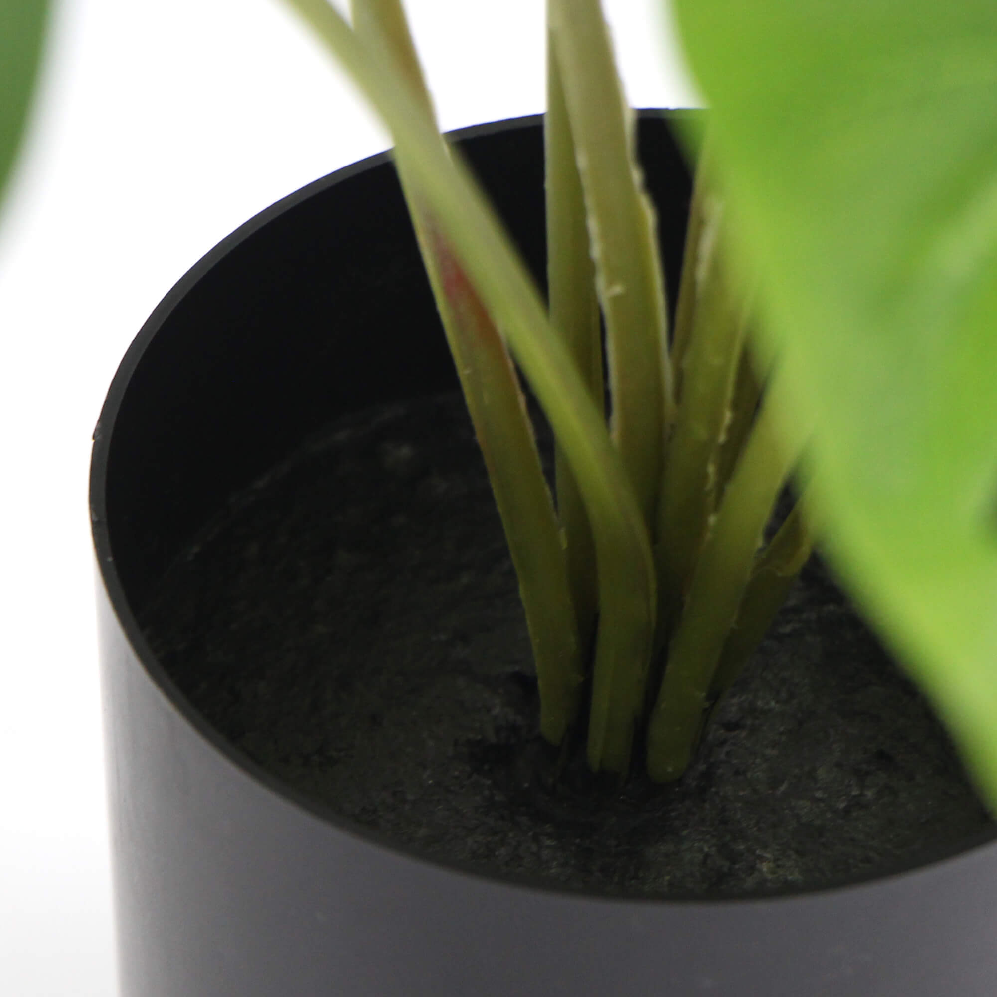Artificial Flowers & Plants: Potted Artificial Split Philodendron Plant With Real Touch Leaves 35cm