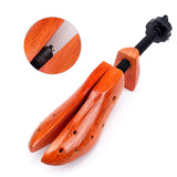 1 PCS  Brown Adjustable Wooden Shoe Stretcher for Men & Women, Medium Size (EUR 39-41)