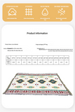 2pcs pack set 90*180cm Bohemian Picnic Blanket, Waterproof Camping Blanket, Outdoor Rug for Camping, Picnic, Beach