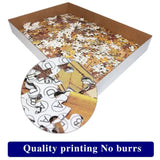 (2 PCS) 1000-Piece deer Jigsaw Puzzle - High Difficulty Stress-Relief  Toy