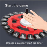 2 Pcs White Words Game | Fun & Interactive Letter Board Family Game | Educational Word Challenge for Kids & Adults